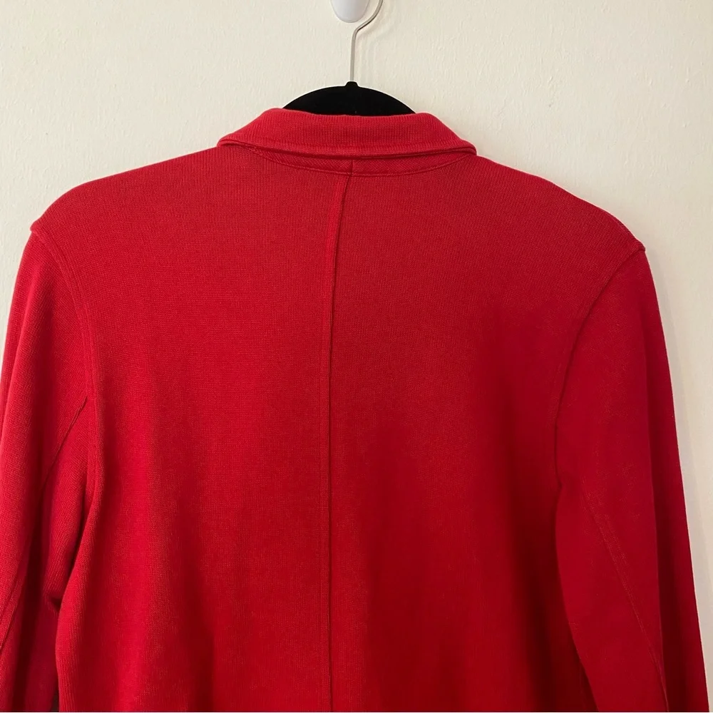 Lauren Ralph Lauren Notch Lapel Collar Long Sleeve Button Front Cardigan - Picture 8 of 12